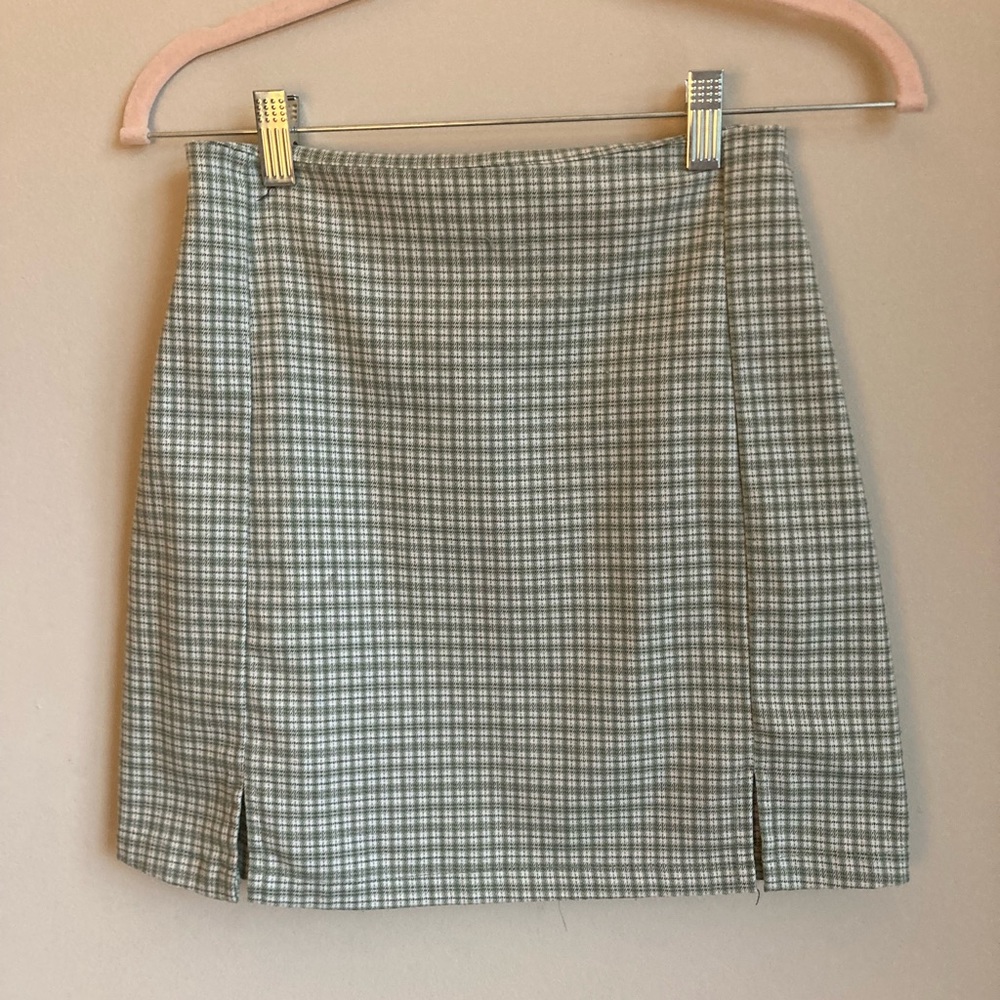 Brandy Melville Plaid Mini Skirt
